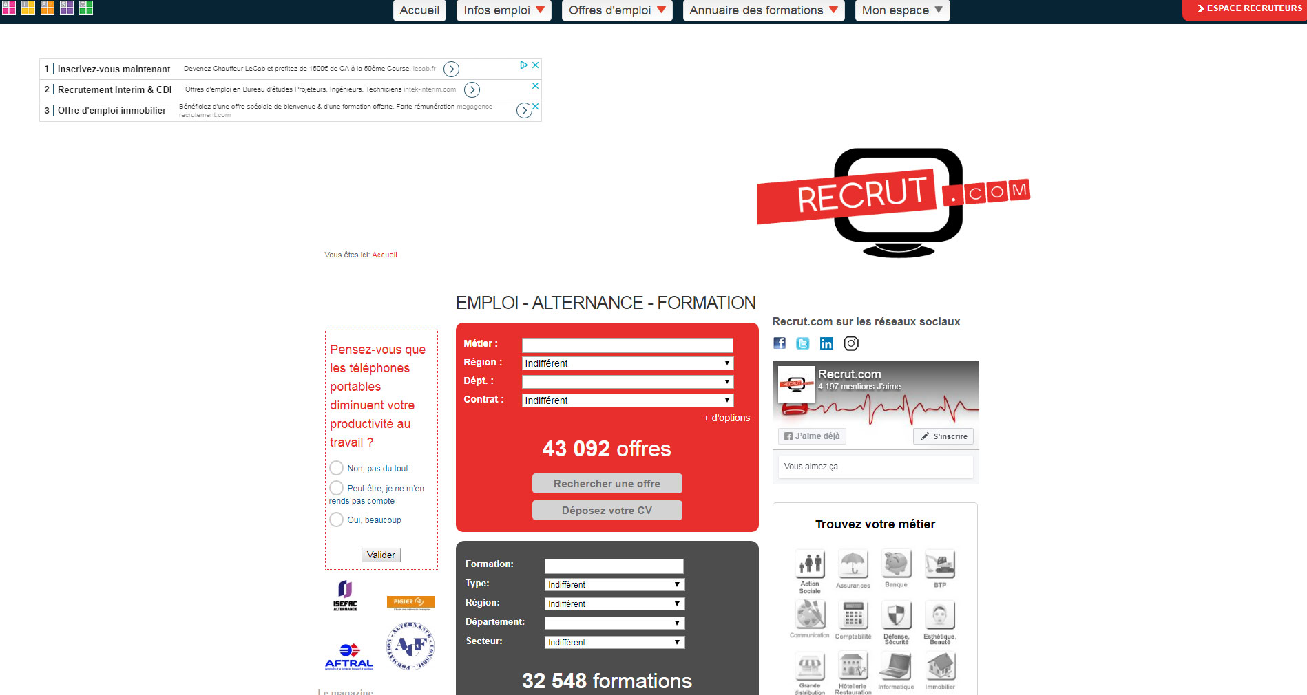 recrut_site site